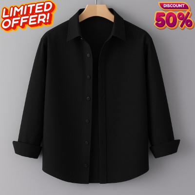 Men's Full Sleeve Solid Shirt